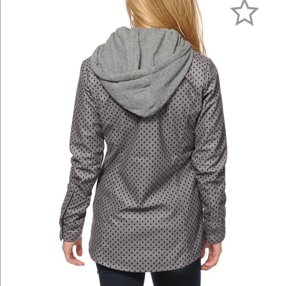 Volcom Circle flannel DWR Tech Fleece jacket - Picture 10 of 14